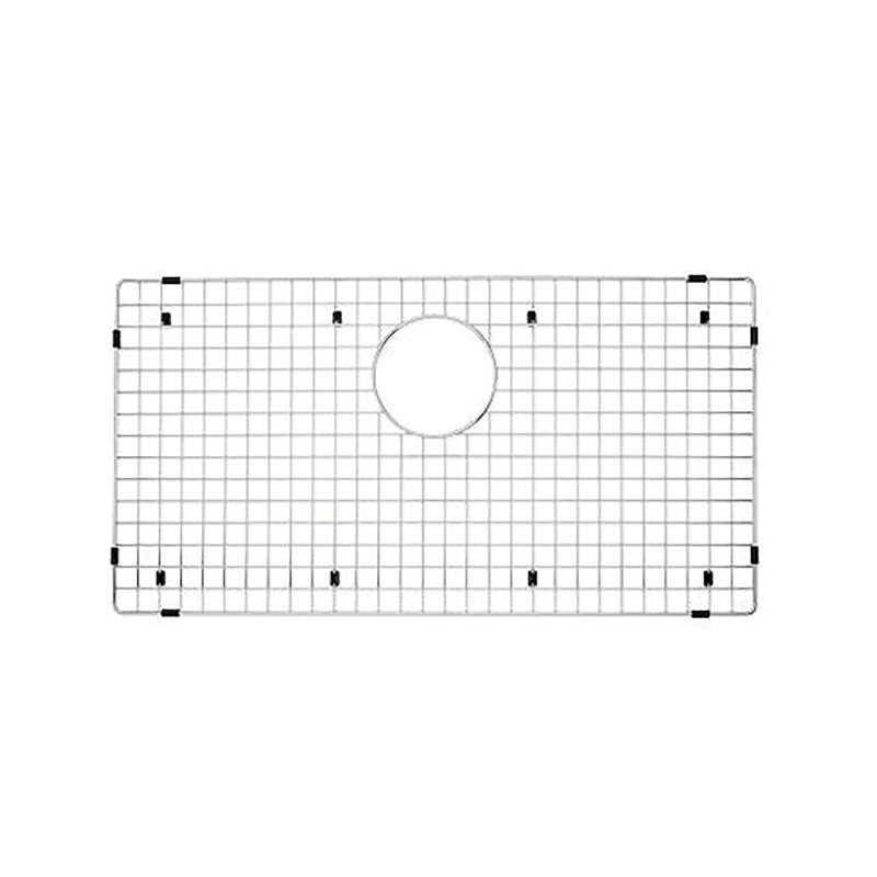 Precis 32" L x 19" W Undermount Kitchen Sink with Sink Grid & Basket Strainer, Anthracite