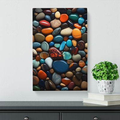 Pebbles Tachisme - Wrapped Canvas