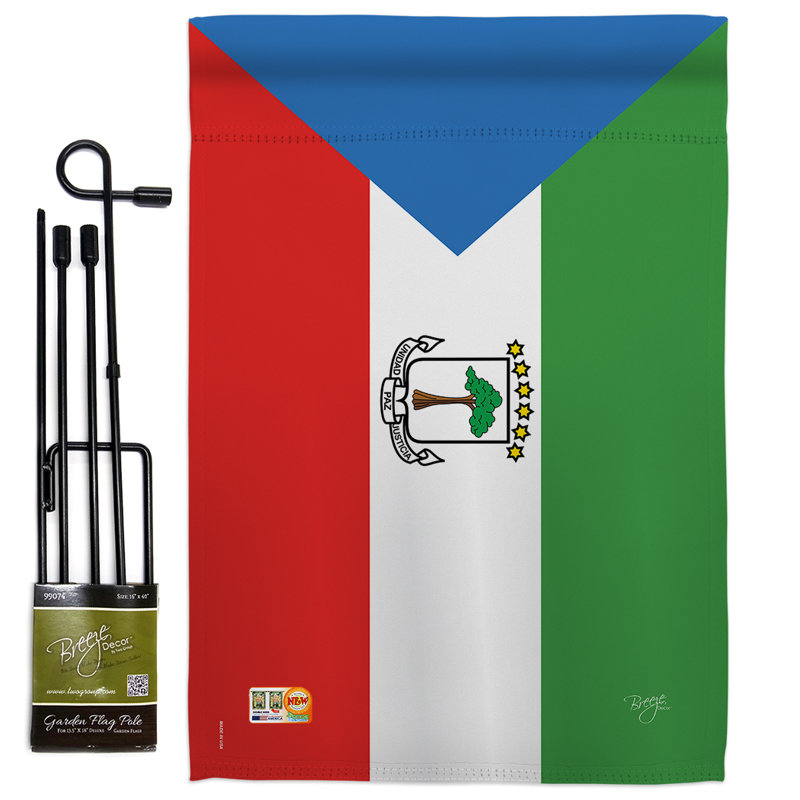 Double Sided 18.5'' H x 13'' W Polyester Flag Set