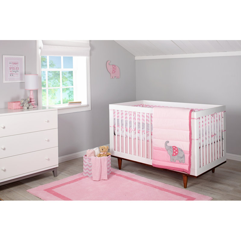 Cube ou bac en tissu Sanya, Rose / blanc
