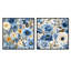 Belclaire - Ensemble de 2 collages carrés floraux-101848779-101848778