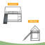 Lit simple au-dessus d'un lit simple-1959692664
