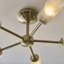 Clear Glass Semi Flush Mount