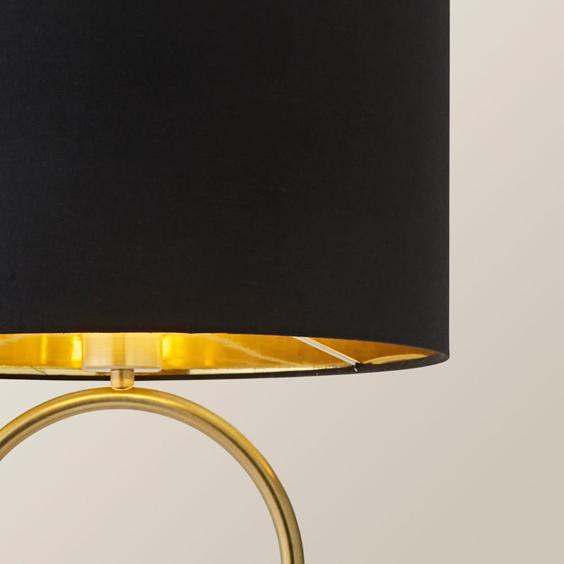 Alechandre Metal Table Lamp, No, Black