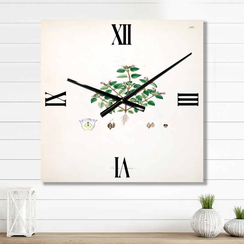 Horloge murale Plant Life, Très grand