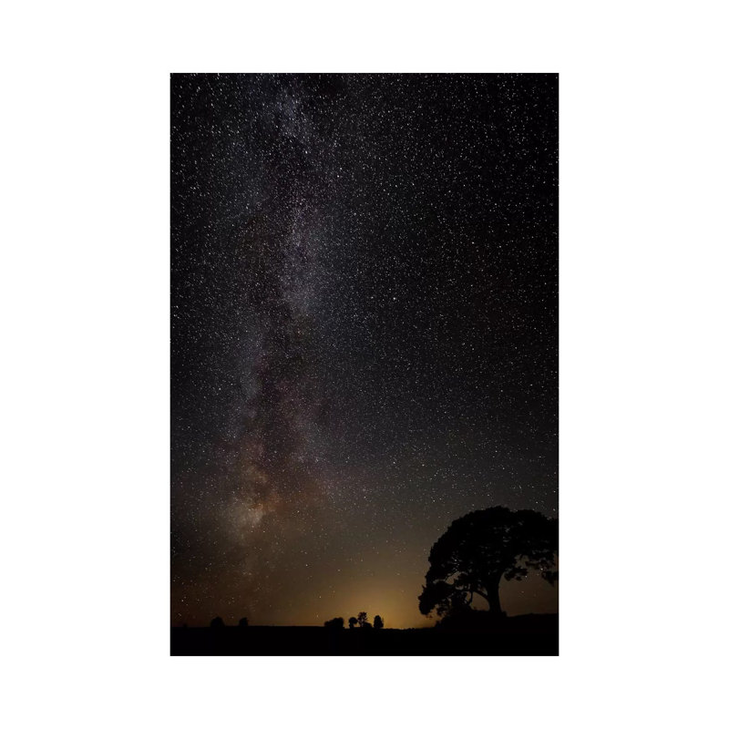 «Milky Way» - reproduction, H 60 po x l 40po x P 1,5 po, Toile tendue, Pas de tapis