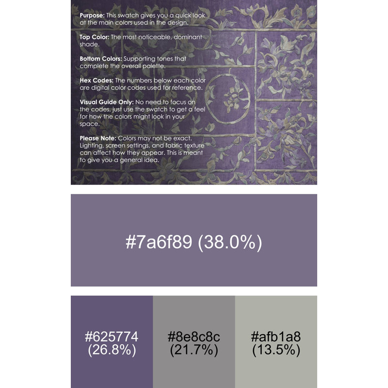 Tapis mauve soyeux et moelleux, Tapis de couloir 2 pi x 4 pi