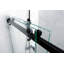 Porte de douche coulissante simple sans cadre l 60 po x h 76 po