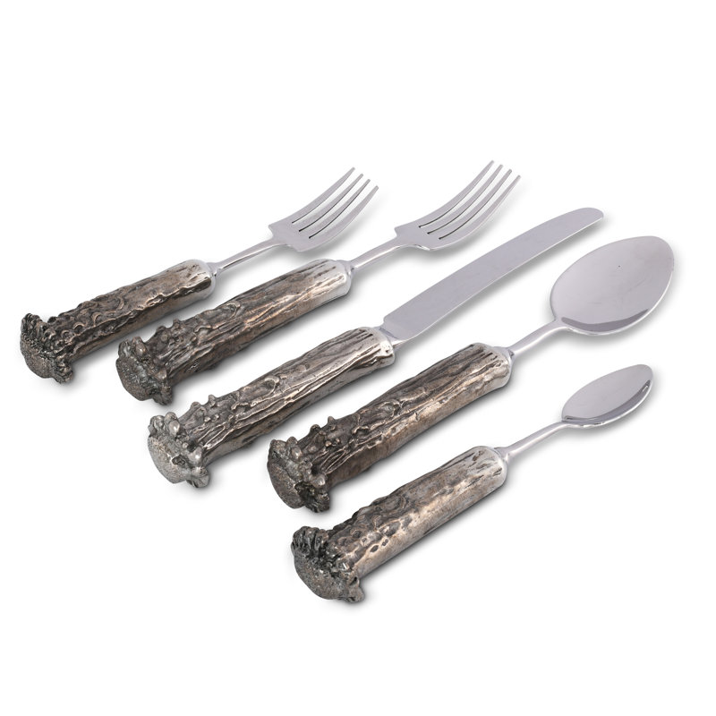 Ensemble de couverts 5 pièces Western, service pour 1 personne