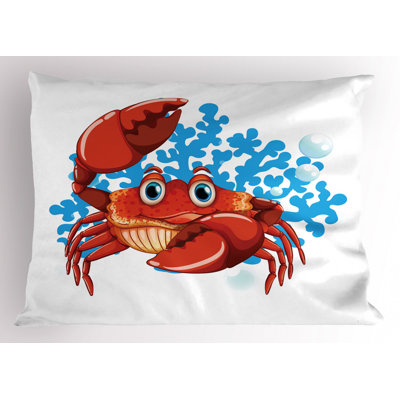 Taie décorative crabes crabes