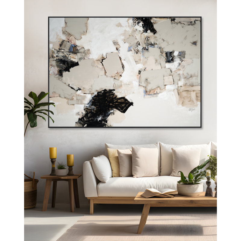 Sans titre 2023 par T.R. Joseph - reproduction de cadre flottant sur toile