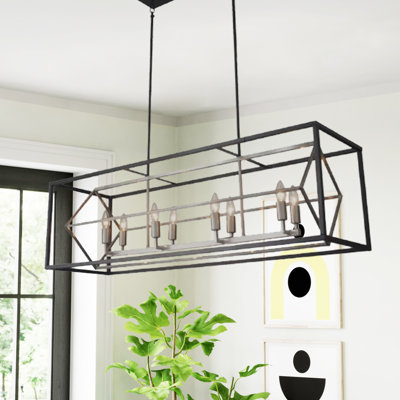 Luticia 8 - Light Black Kitchen Island Pendant