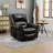Hoxha Leather Lift Assist Recliner-1893880061