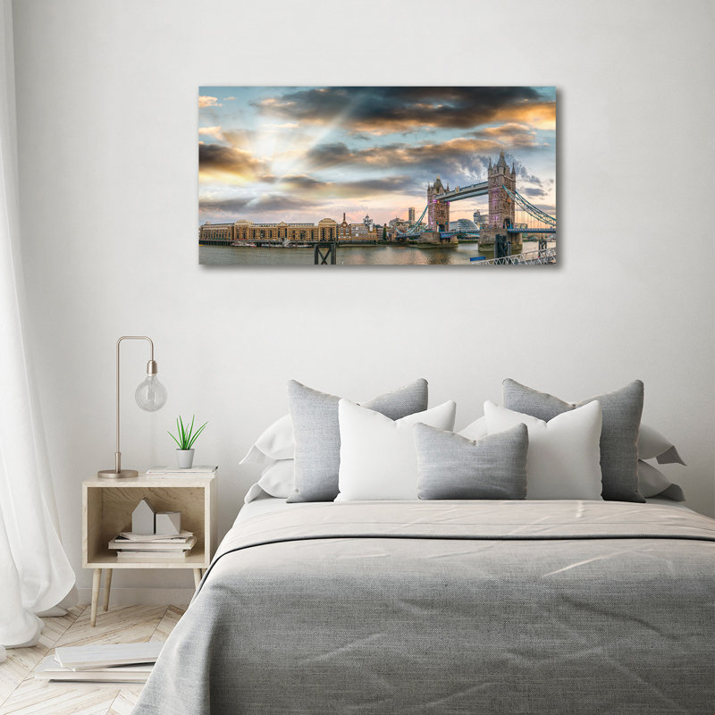Tower Bridge London - Wrapped Canvas Print
