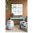 22.5x22.5x26" Drum Side Table