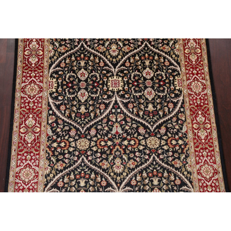 Tapis Tabriz à teinture végétale noué à la main 5 x 7