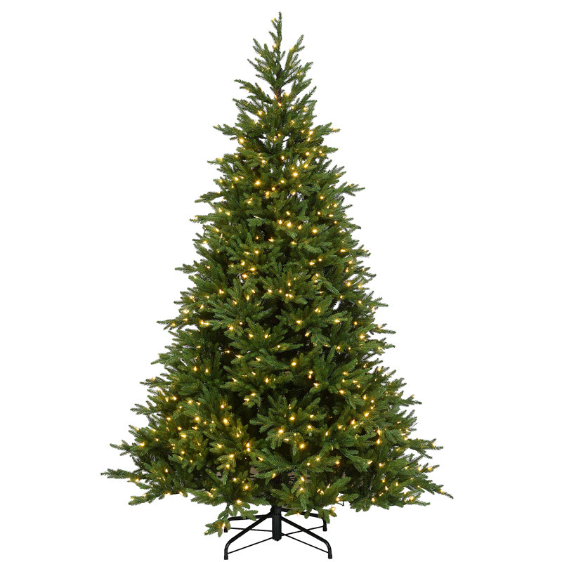 90' H Lighted Artificial Spruce Christmas Tree