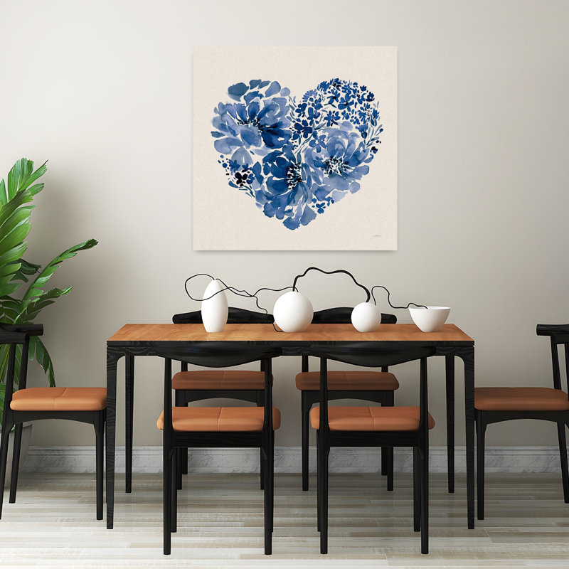 Contemporary Art Contemporary Flower Art by Katrina Pete - Wrapped Canvas Print, 81.28 cm H x 81.28 cm W