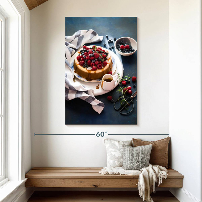 Yarlin Berry Cheesecake, 48" H x 32" W