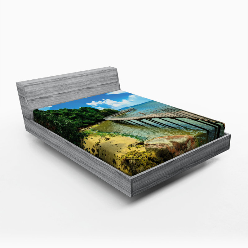 Drap-housse boardwalk on the bridge, Double