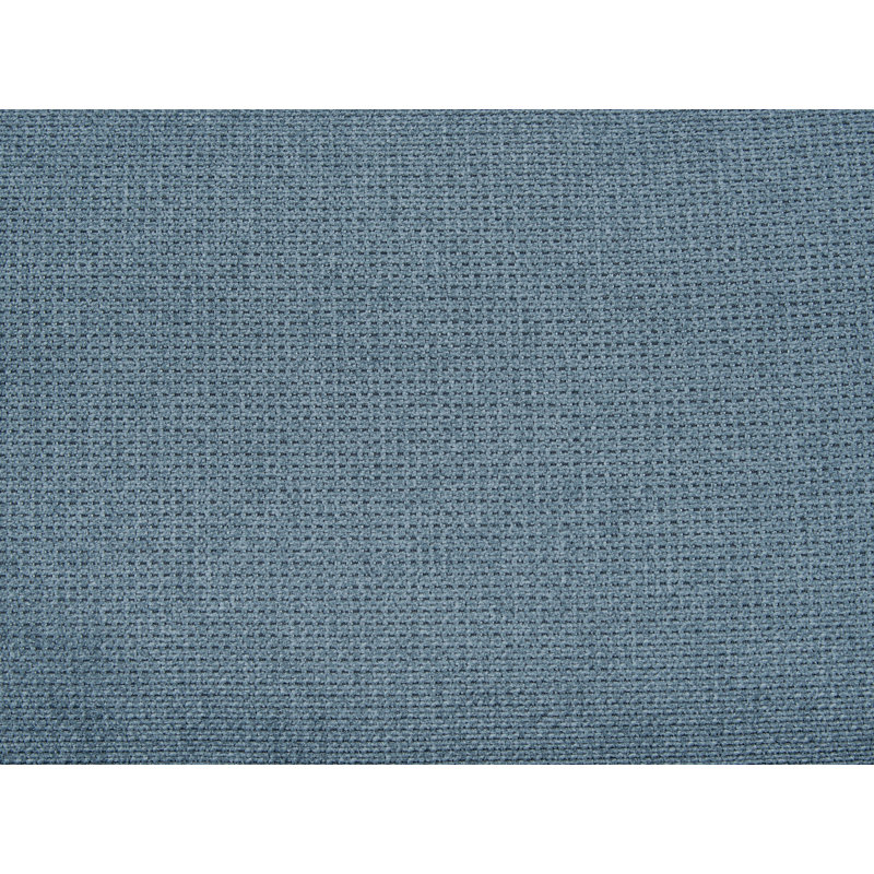Aaleigha 70cm Wide Square Footstool Ottoman, Vinterbro Blue Chenille