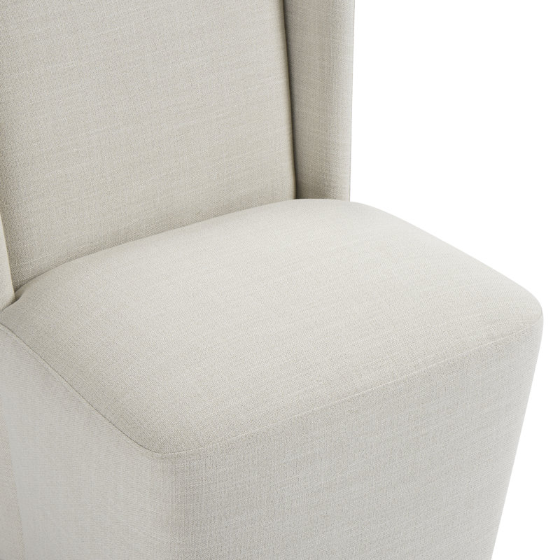Chaise d'appoint rembourrée Ardeth, Lin Performance Effie, H 33 po x l 23,23 po x P 26 po