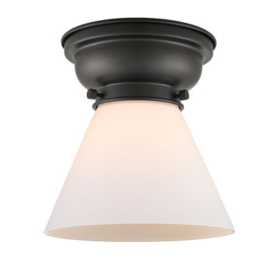 Aditi Cone 1 Light 8" Flush Mount