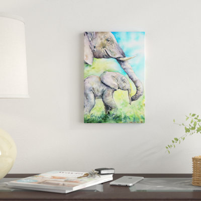 " Elephants Happy Family " by George Dyachenko