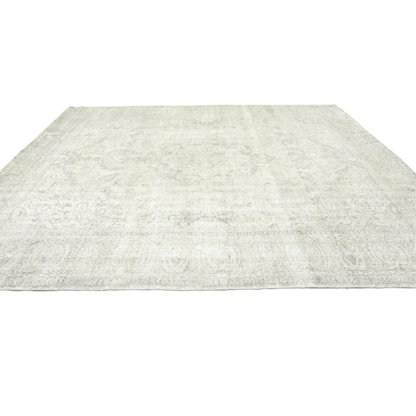 Cream Traditional 9X12 Oriental Area Rug