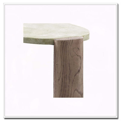 Weathered Grey And Oak Oblong Coffee Table