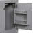 30" Gray Bathroom Vanity With Single Sink