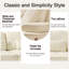 Canapé de 103 po avec 3 coussins 103 po Mid-Century-1750195922-1758266922