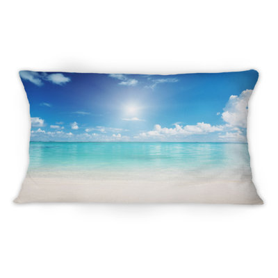 Coussin Sand and Blue