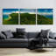 «Seychelles - Inside Siloutte Island» par Epic Portfolio, art mural en verre acrylique, ensemble de 3 pièces-102090524