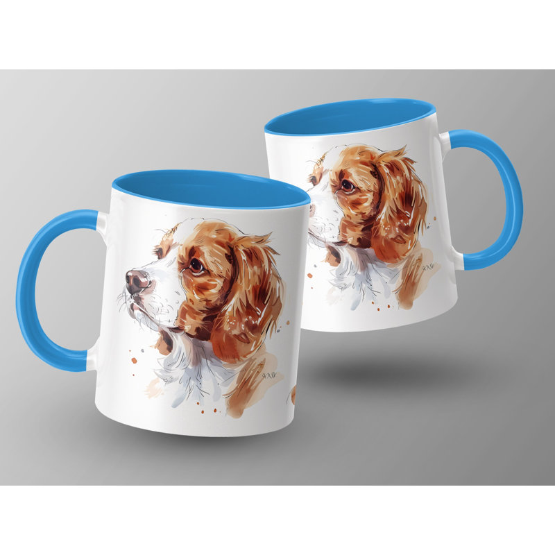 Ceramic Coffee Mug, 3, Light Blue