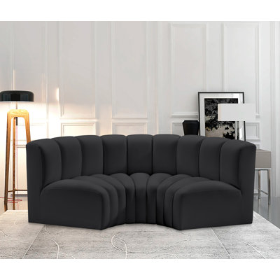 Canapé en cuir vegan 80 po Holleran
