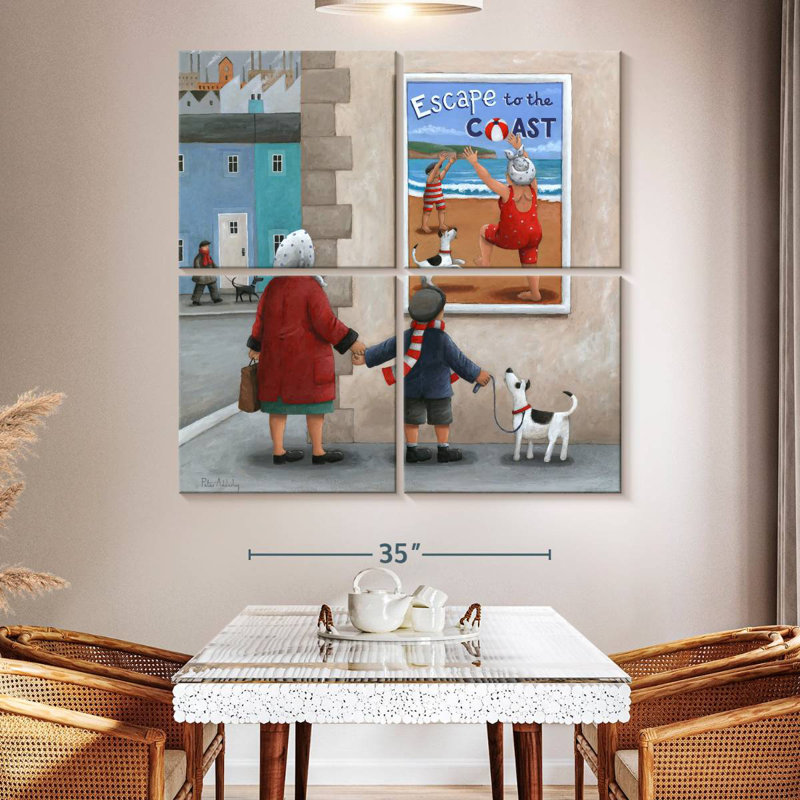 Sireci Escape To The Coast I, 50" H x 50" W