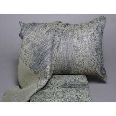 Jeté en laine Floral Paisley