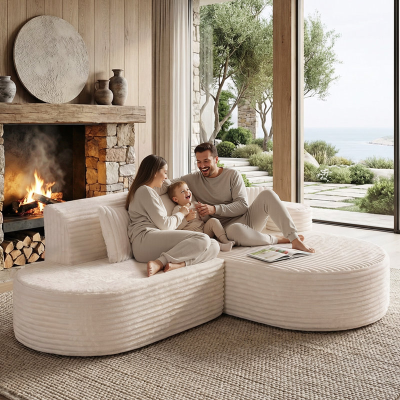 3 Seater Sofa & Chaise