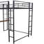 Lit mezzanine en métal avec 2 tablettes et un bureau-1440128863