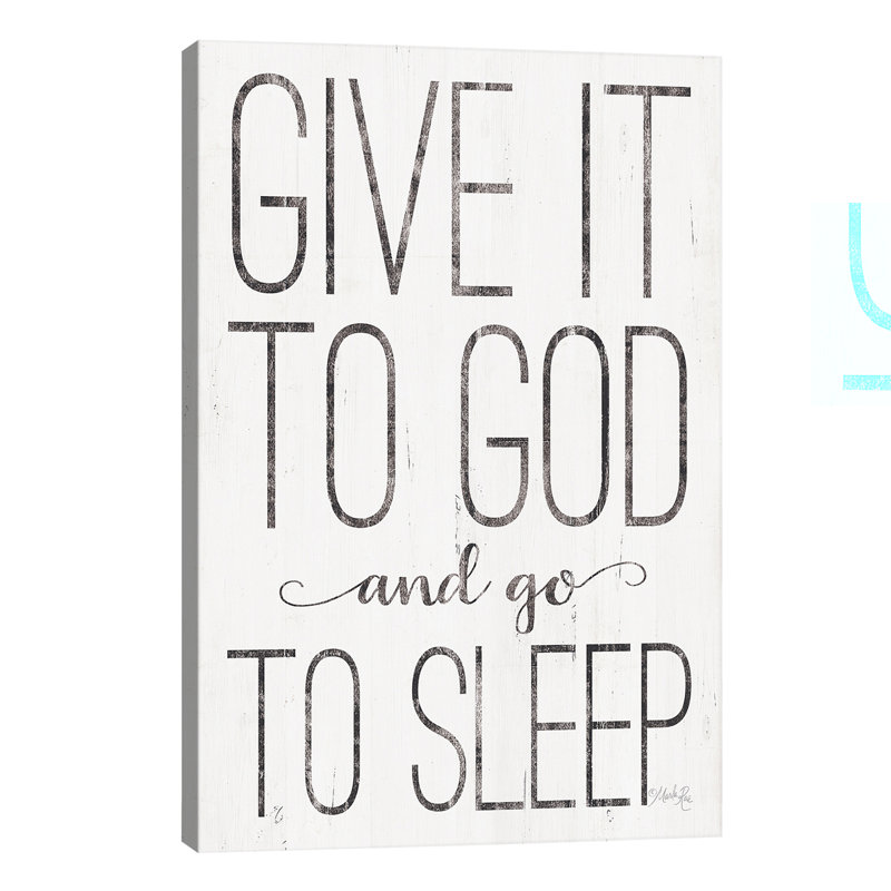 Give It To God by Marla Rae - Wrapped Canvas Print, 101.6 cm H x 66.04 cm W x 3.175 cm D