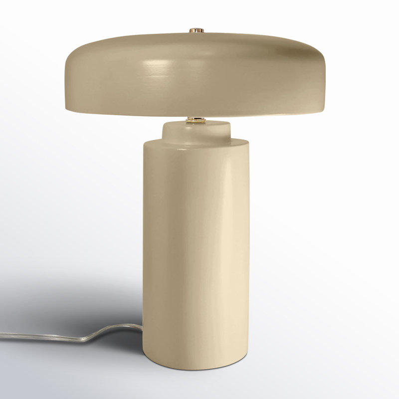 Hardacre Ceramic Table Lamp, Gloss Vanilla