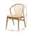 Cameren Windsor Back Rattan Side Chair in Brown