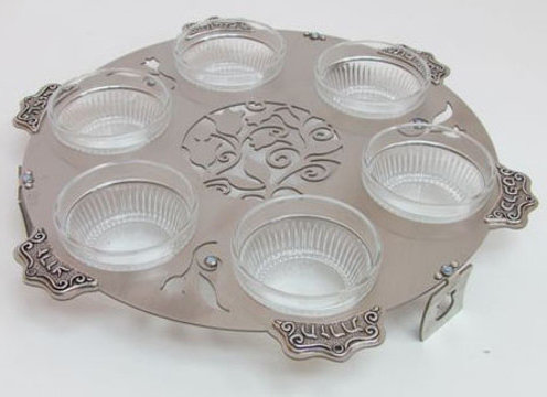 Glass Seder Plates And Sets