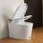 Smart Toilet With Bidet Built In, Full-Area Seat Sensor, Foam Dispenser & Auto Open/Close – 1000G Zero‑Pressure Flush, SPA Oxygen Wash, Foot Sensor, Heated Seat Smart Toilet With  Remote