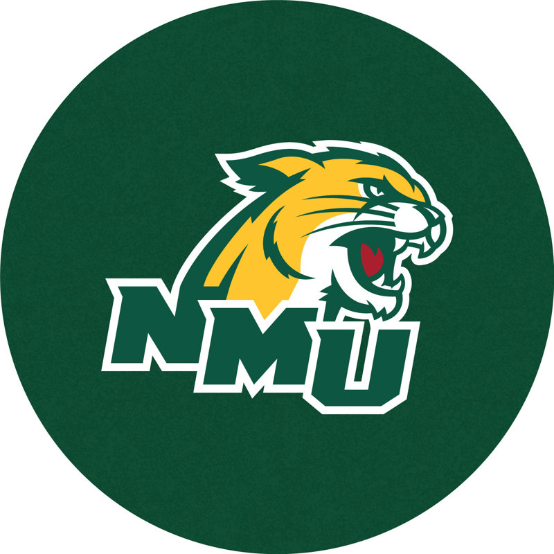 NCAA Round Dining Table, Northern Michigan University