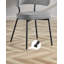 Chrys 47.5cm H Upholstered Low Back Armchair in Grey