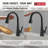 Lenta Touchless Kitchen Faucet with Touch Technology, Matte Black Kitchen Sink Faucet with Pull Down Sprayer, Single Hole, Matte Black-109382279