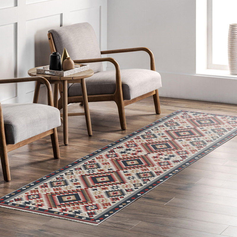 Tapis Zyir avec envers antidérapant, Tapis de couloir 4 pi x 8 pi 3 po