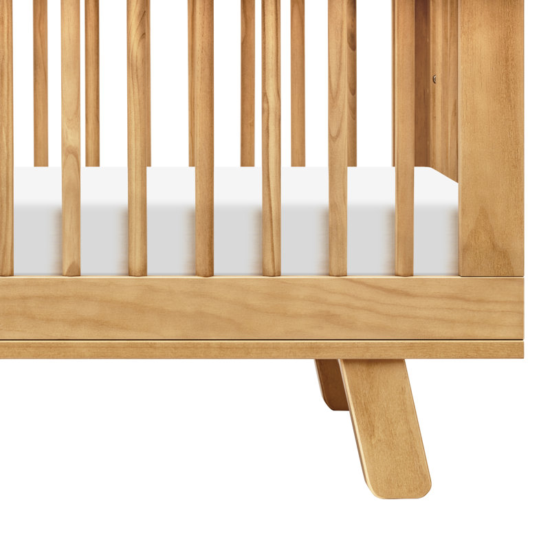 Hudson 3-in-1 Convertible Crib, Honey